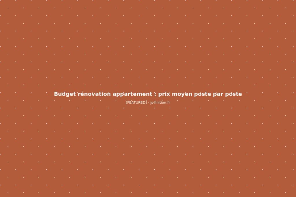 Budget rénovation appartement : prix moyen poste par poste - photographie d'ambiance rénovation intérieure contemporaine