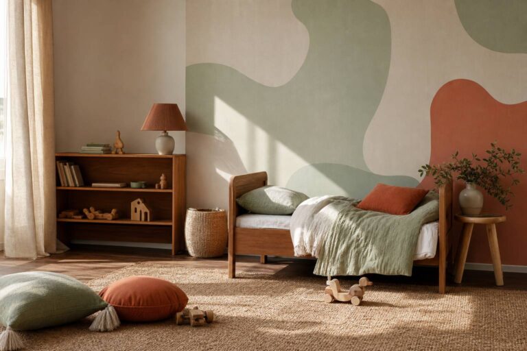 Papier peint chambre enfant : motifs et matières sans danger