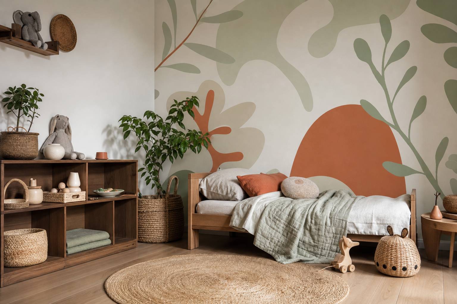 Papier peint chambre enfant : motifs et matières sans danger, Papier peint chambre enfant et
