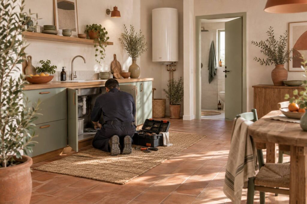Illustration éditoriale du sujet : Plombier à Marseille 13e : trouver le bon professionnel