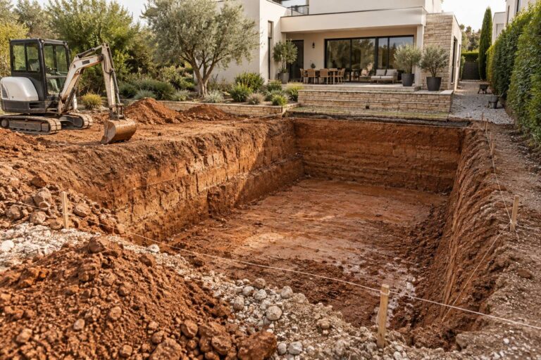 Prix du terrassement pour piscine : tarifs 2026