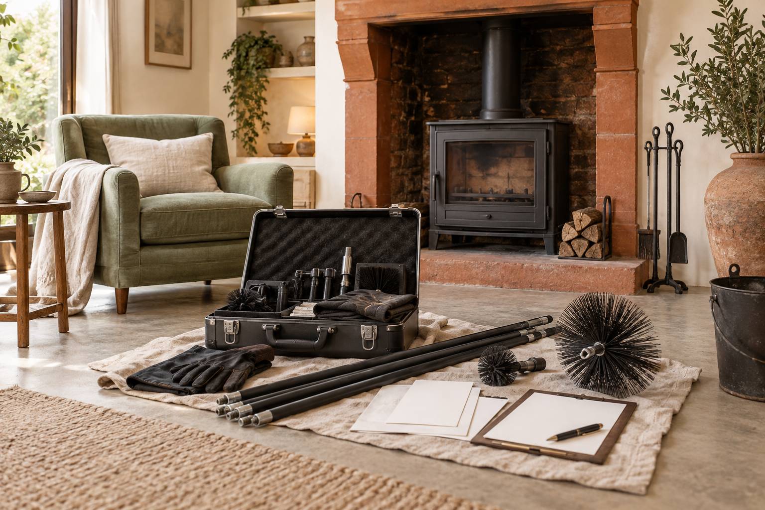 Illustration éditoriale du sujet : Ramoneur professionnel : comment bien le choisir