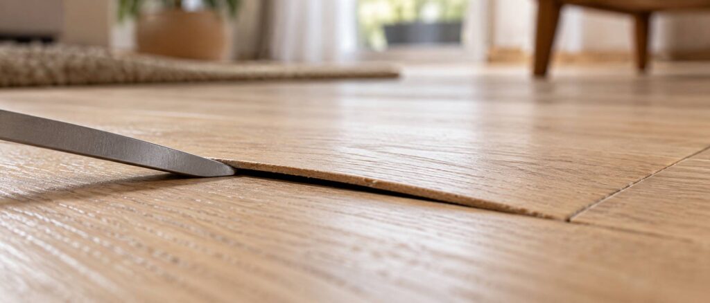 Illustration de détail sur le sujet : Parquet qui grince ou qui gondole : diagnostic